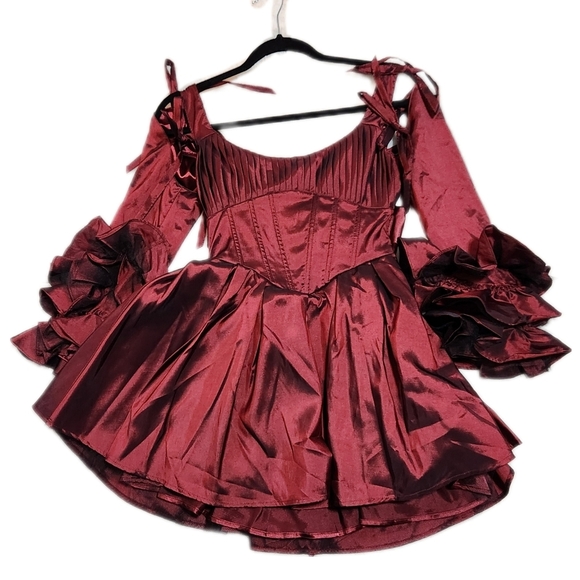 Dolls Kill Dresses & Skirts - Dolls Kill Haunted Hue Mini Dress - Red- size xxs